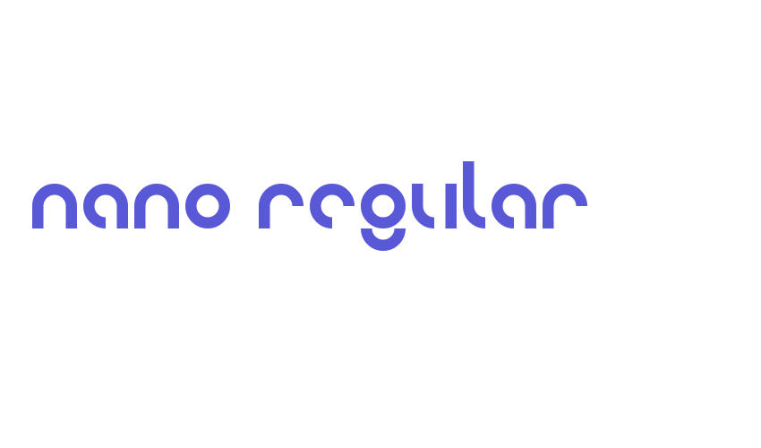 Nano Regular Font