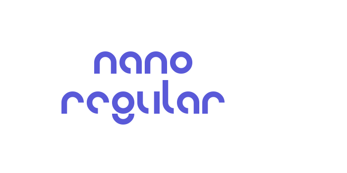 Nano Regular Font Download