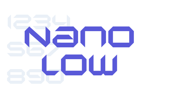 Nano low Font