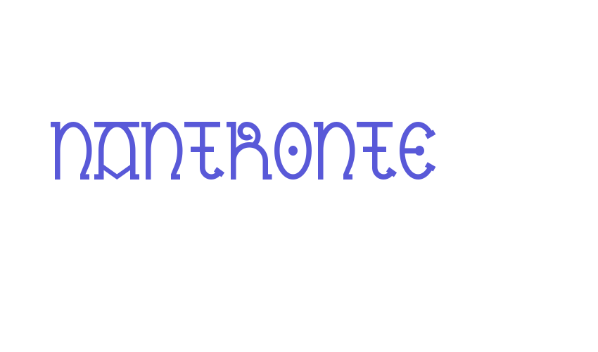 Nantronte Font Download