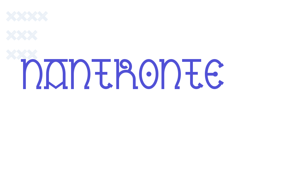 Nantronte-font-download