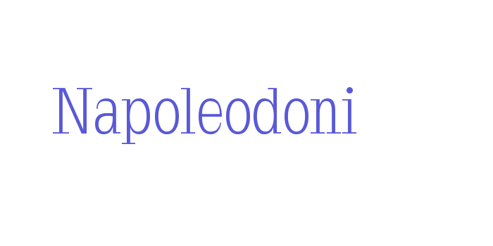 Napoleodoni Font Download