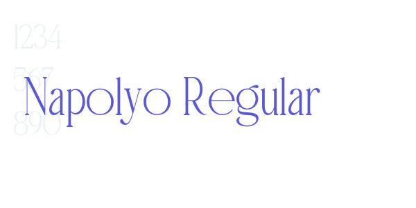 Napolyo Regular font free