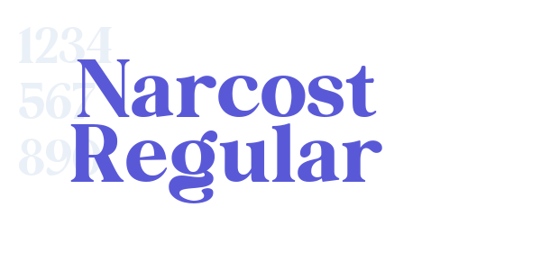 Narcost Regular font free