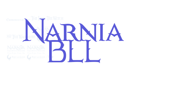 Narnia BLL font