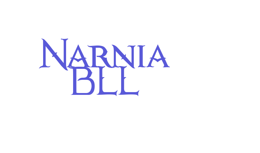 Narnia BLL Font