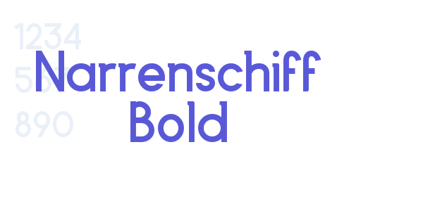 Narrenschiff Bold font free