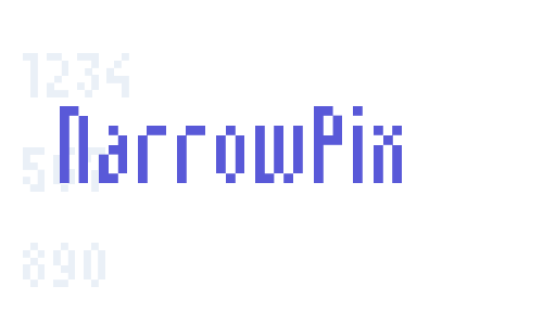 NarrowPix Font Download