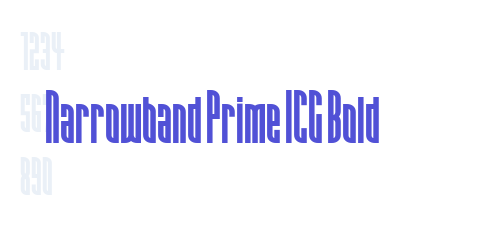Narrowband Prime ICG Bold-font-download