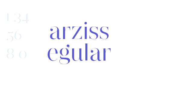 Narziss Regular font free