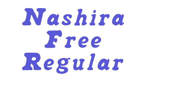 Nashira Free Regular Font