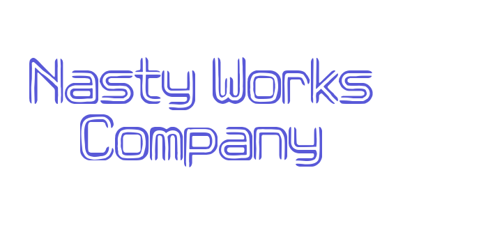 Nasty Works Company Font Download