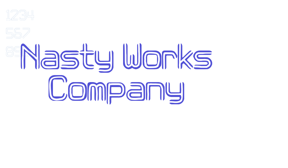 Nasty Works Company-font-download