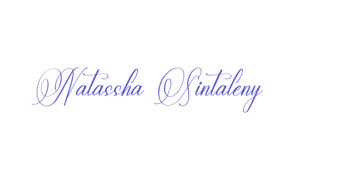 Natassha Sintaleny Font Download