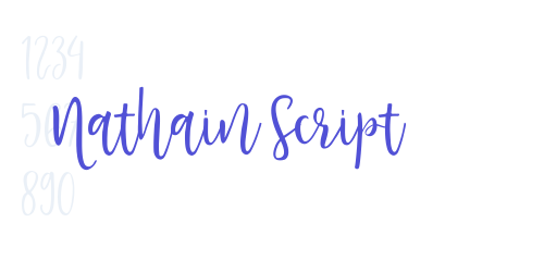 Nathain Script-font-download