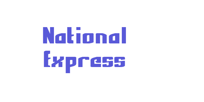 National Express Font Download