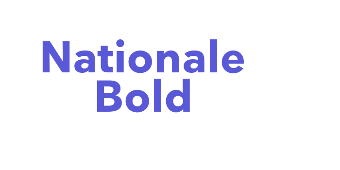 Nationale Bold Font Download