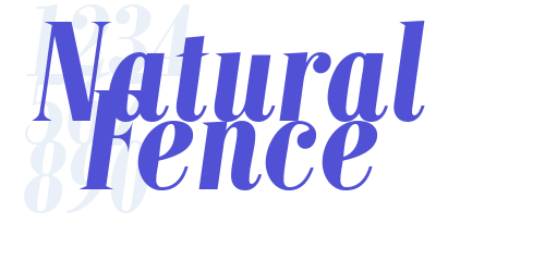 Natural Fence-font-download
