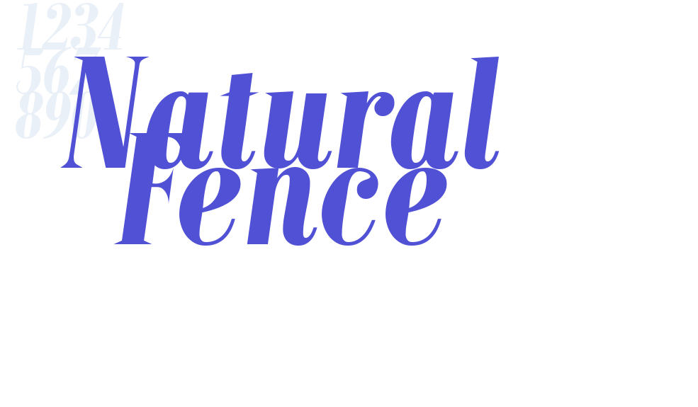 Natural Fence-font-download