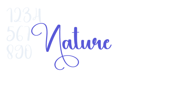 Nature font free