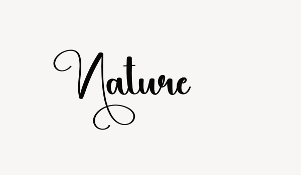 Nature Font