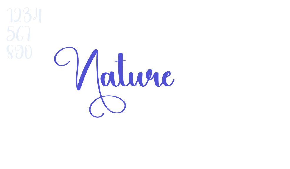 Nature-font-download