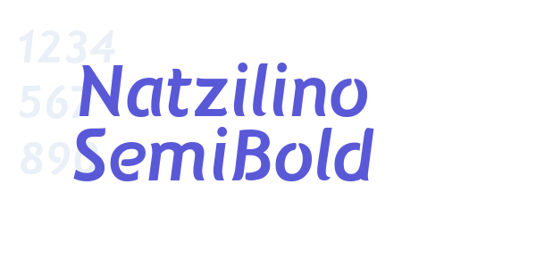 Natzilino SemiBold font