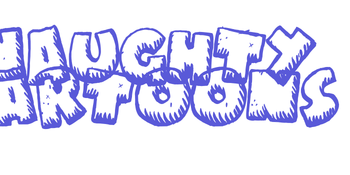 Naughty Cartoons Font Download