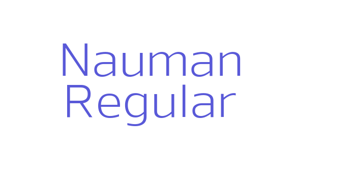 Nauman Regular Font Download