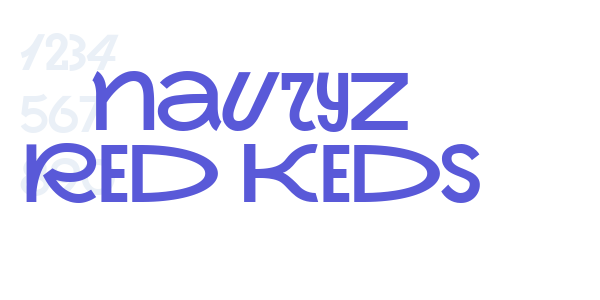 Nauryz Red Keds font