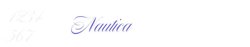 Nautica-related font