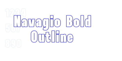 Navagio Bold Outline-font-download