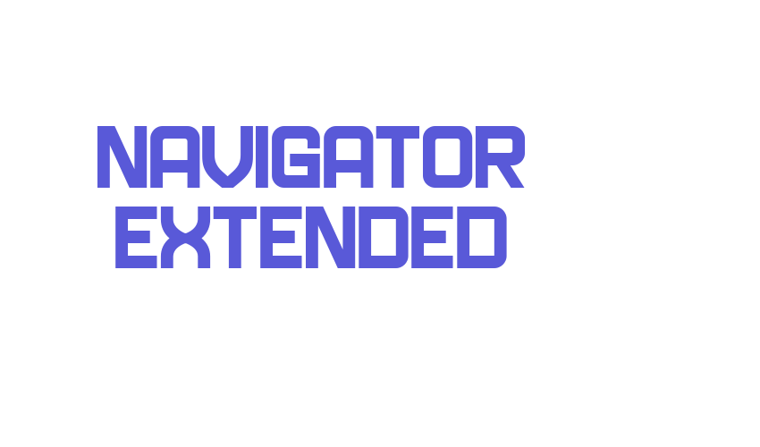 Navigator Extended Font Download