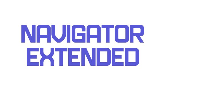 Navigator Extended Font Download