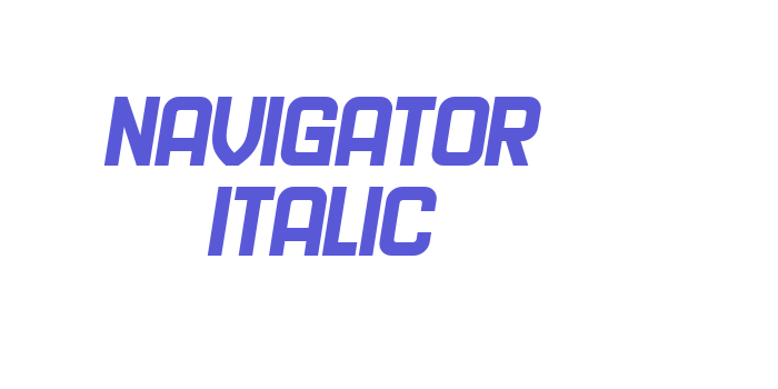 Navigator Italic Font Download