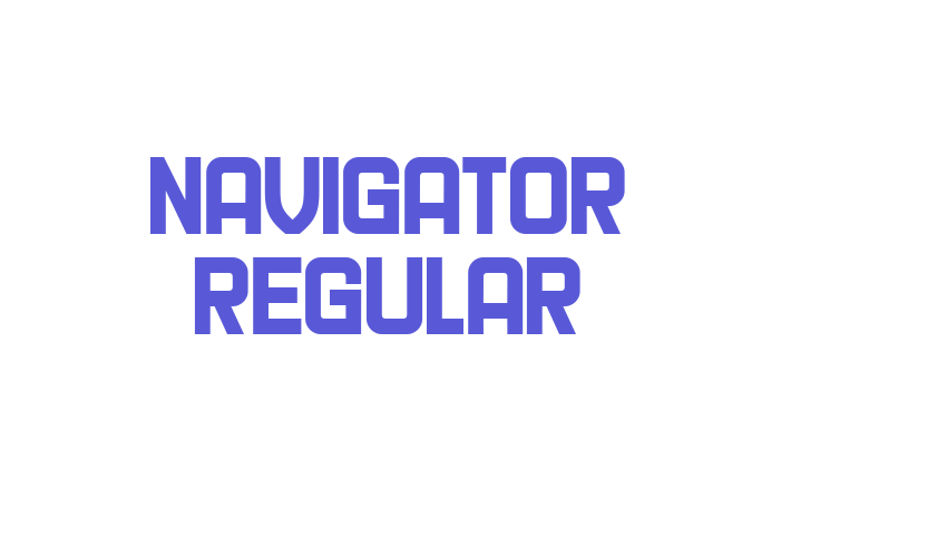 Navigator Regular Font Download