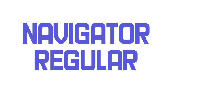 Navigator Regular Font