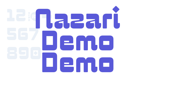 Nazari Demo Demo font free