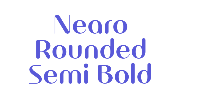 Nearo Rounded Semi Bold Font Download