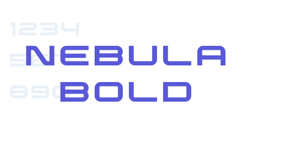 Nebula Bold font free