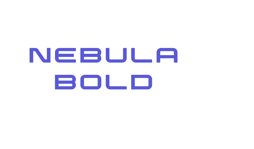 Nebula Bold Font