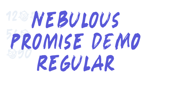 Nebulous Promise DEMO Regular font free