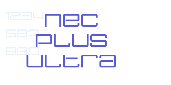 Nec plus ultra font free