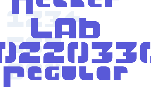 Necker LAB 20220330 Regular Font