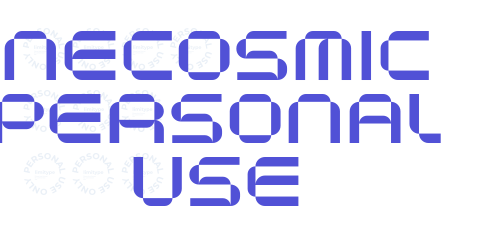 Necosmic Personal Use-font-download