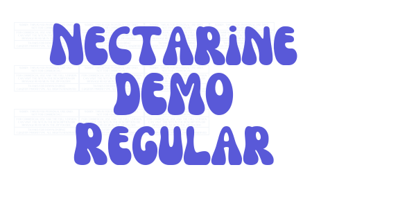 Nectarine DEMO Regular font free