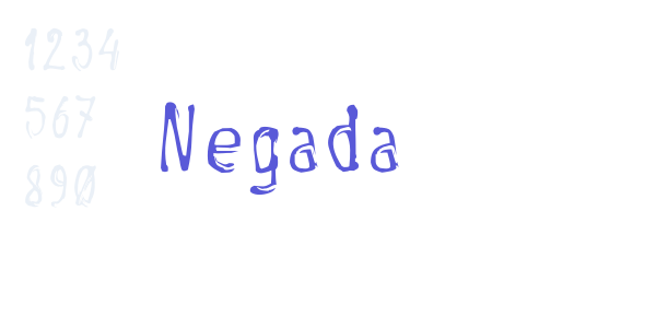 Negada font