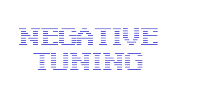 Negative Tuning Font Download