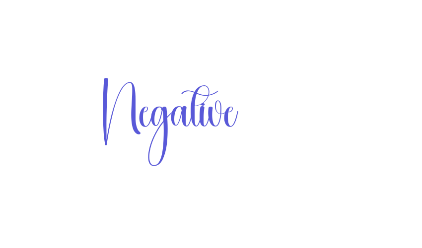 Negative Font Download