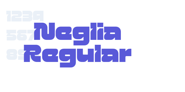 Neglia Regular font free